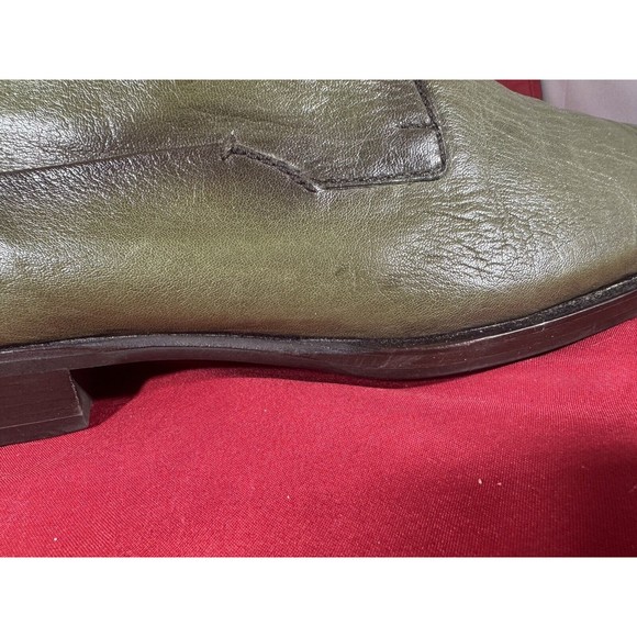 BERLUTI Leather Ankle Chukka Boots UK 11 US 12 Green Patina - Picture 11 of 15